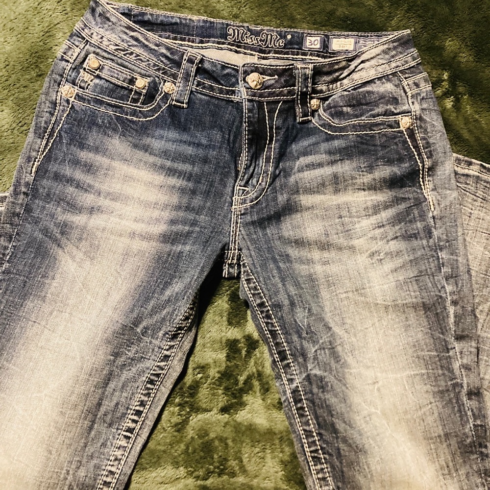 Miss Me Mid-Ride Bootcut Jeans